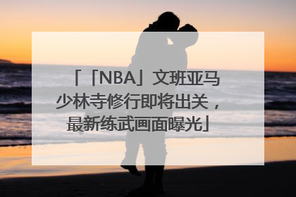「NBA」文班亚马少林寺修行即将出关，最新练武画面曝光