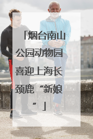 烟台南山公园动物园喜迎上海长颈鹿“新娘”