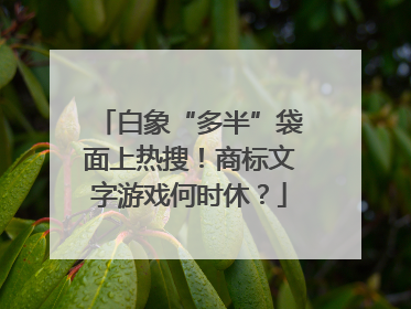 白象“多半”袋面上热搜！商标文字游戏何时休？