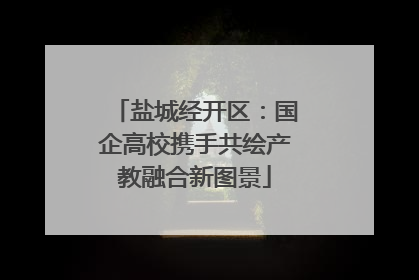 盐城经开区：国企高校携手共绘产教融合新图景
