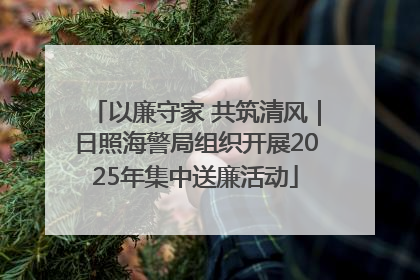 以廉守家 共筑清风｜日照海警局组织开展2025年集中送廉活动