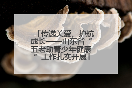 传递关爱、护航成长——山东省“五老助青少年健康”工作扎实开展