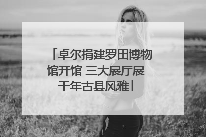 卓尔捐建罗田博物馆开馆 三大展厅展千年古县风雅