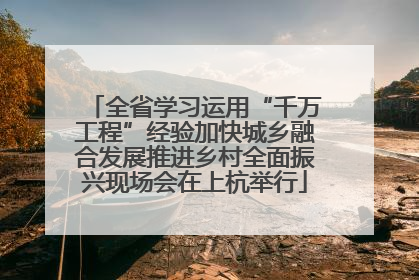 全省学习运用“千万工程”经验加快城乡融合发展推进乡村全面振兴现场会在上杭举行