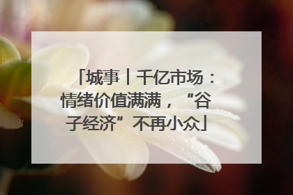 城事︱千亿市场：情绪价值满满，“谷子经济”不再小众