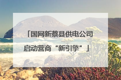 国网新蔡县供电公司启动营商“新引擎”