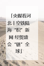 央媒看河北丨空铁陆海“织”新网 经贸盛会“链”全球