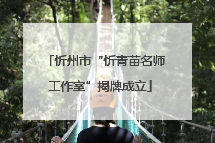 忻州市“忻青苗名师工作室”揭牌成立
