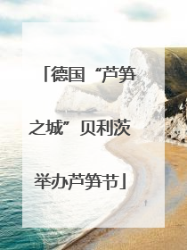德国“芦笋之城”贝利茨举办芦笋节