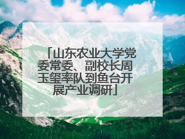 山东农业大学党委常委、副校长周玉玺率队到鱼台开展产业调研