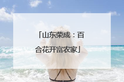 山东荣成：百合花开富农家