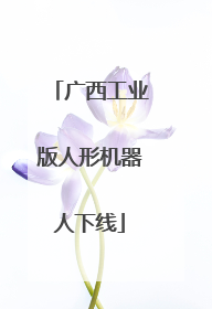 广西工业版人形机器人下线