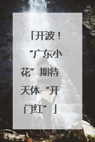 开波！“广东小花”期待天体“开门红”