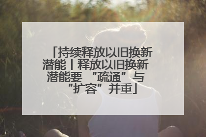 持续释放以旧换新潜能丨释放以旧换新潜能要 “疏通”与“扩容”并重