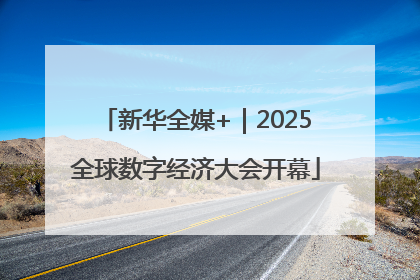 新华全媒+｜2025全球数字经济大会开幕