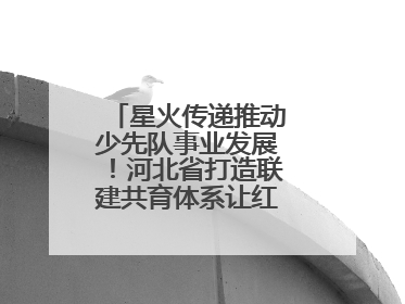 星火传递推动少先队事业发展！河北省打造联建共育体系让红领巾更鲜艳