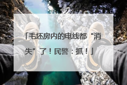 毛坯房内的电线都“消失”了！民警：抓！