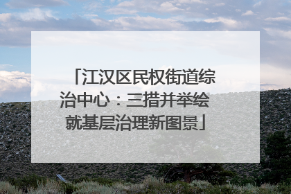 江汉区民权街道综治中心：三措并举绘就基层治理新图景