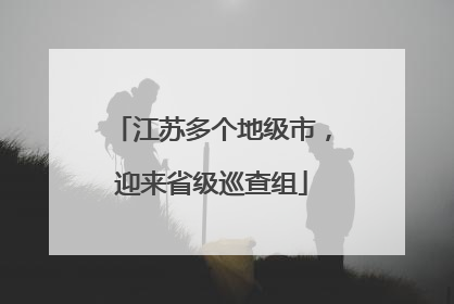 江苏多个地级市，迎来省级巡查组