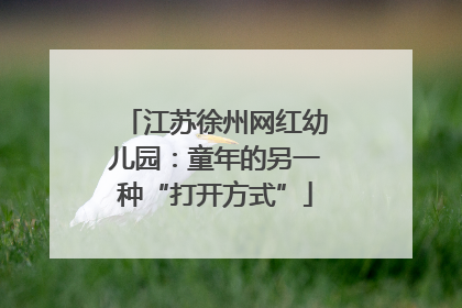 江苏徐州网红幼儿园：童年的另一种“打开方式”