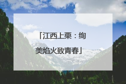 江西上栗：绚美焰火致青春