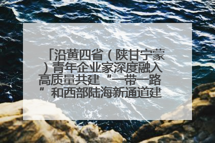 沿黄四省（陕甘宁蒙）青年企业家深度融入高质量共建“一带一路”和西部陆海新通道建设战略合作交流会在甘肃兰州召开