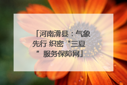 河南滑县：气象先行 织密“三夏”服务保障网