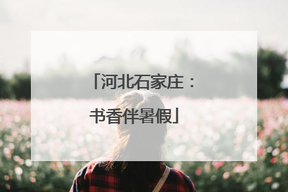 河北石家庄：书香伴暑假