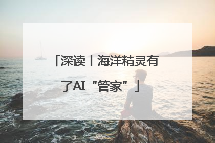 深读丨海洋精灵有了AI“管家”