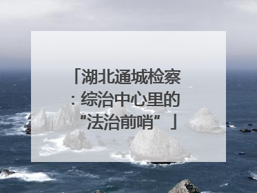 湖北通城检察：综治中心里的“法治前哨”