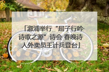 溆浦举行“屈子行吟·诗歌之源”诗会 春晚诗人外卖员王计兵登台