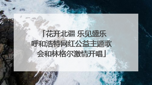 花开北疆 乐见盛乐 呼和浩特网红公益主题歌会和林格尔激情开唱