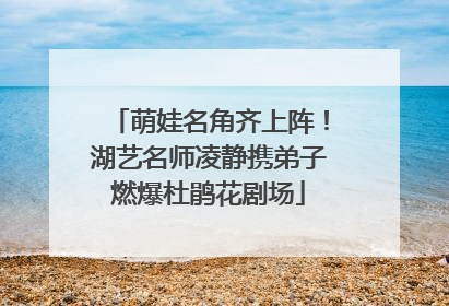 萌娃名角齐上阵！湖艺名师凌静携弟子燃爆杜鹃花剧场