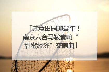 诗意田园迎端午！南京六合马鞍奏响“甜蜜经济”交响曲