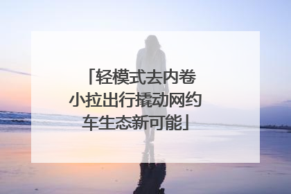 轻模式去内卷 小拉出行撬动网约车生态新可能