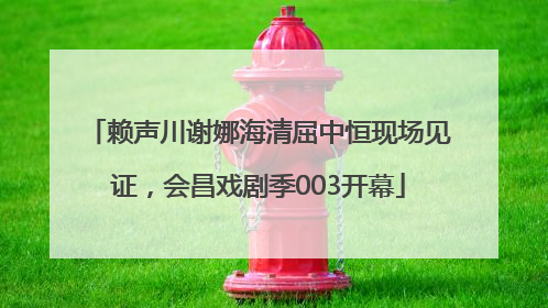 赖声川谢娜海清屈中恒现场见证，会昌戏剧季003开幕