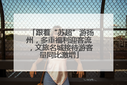跟着“苏超”游扬州，多重福利迎客流，文旅名城接待游客量同比激增
