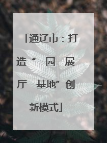 通辽市：打造“一园一展厅一基地”创新模式