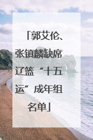 郭艾伦、张镇麟缺席辽篮“十五运”成年组名单