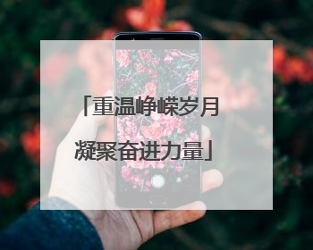 重温峥嵘岁月 凝聚奋进力量