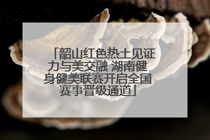 韶山红色热土见证力与美交融 湖南健身健美联赛开启全国赛事晋级通道