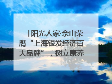 阳光人家·佘山荣膺“上海银发经济百大品牌”，树立康养行业新标杆