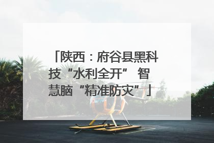 陕西：府谷县黑科技“水利全开” 智慧脑“精准防灾”