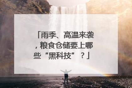 雨季、高温来袭，粮食仓储要上哪些“黑科技”？