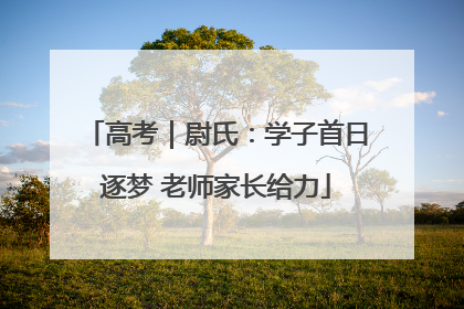 高考｜尉氏：学子首日逐梦 老师家长给力