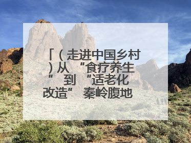 （走进中国乡村）从 “食疗养生” 到 “适老化改造” 秦岭腹地成康养“福地”
