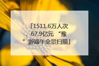 1511.6万人次、67.9亿元 “豫”游端午全景扫描