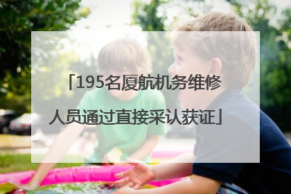 195名厦航机务维修人员通过直接采认获证