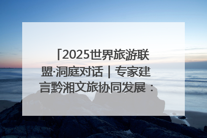 2025世界旅游联盟·洞庭对话｜专家建言黔湘文旅协同发展：聚焦产品稀缺性 深化区域经验共享