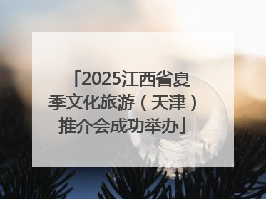 2025江西省夏季文化旅游（天津）推介会成功举办
